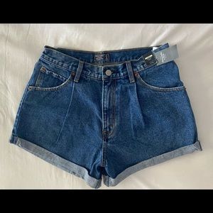 Abercrombie & Fitch Annie High Rise Jean Shorts NWT